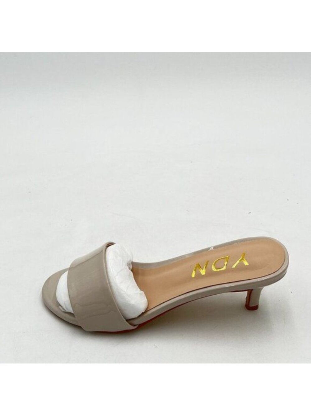 YDN Women's Comfy Kitten Low&High Heel Mules Slip on Clog Sandals Open Toe Dress